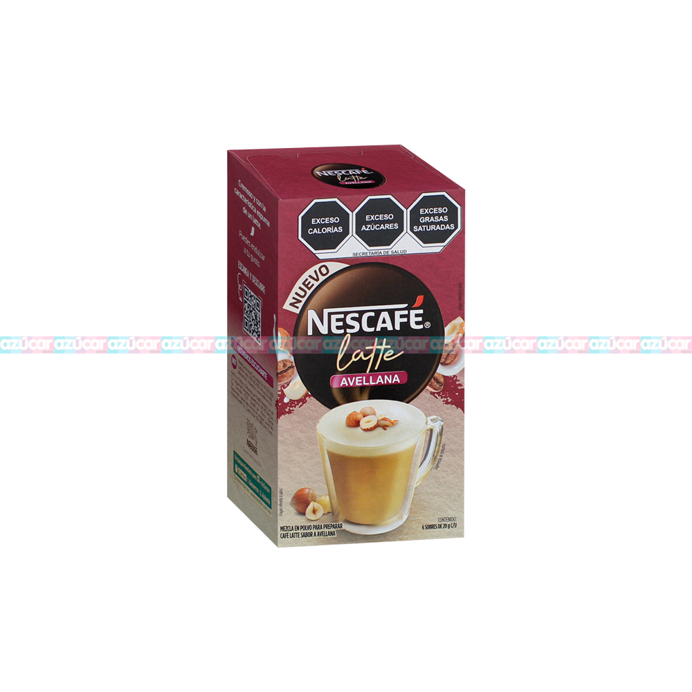 NESCAFE LATTE AVELLANA 6/6 20g