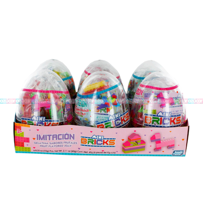 MEGA HUEVO MINI BRICKS 12/6 PZS