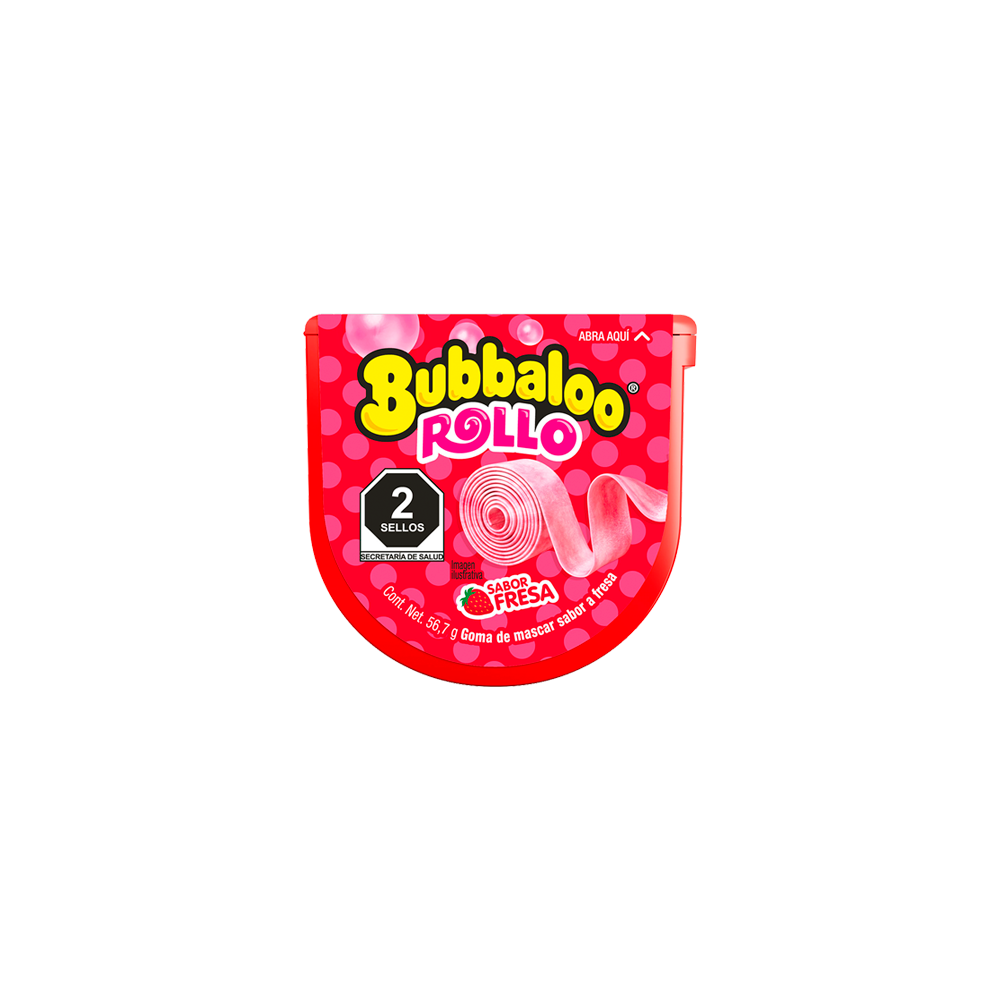 BUBBALOO ROLLO FRESA 18/6