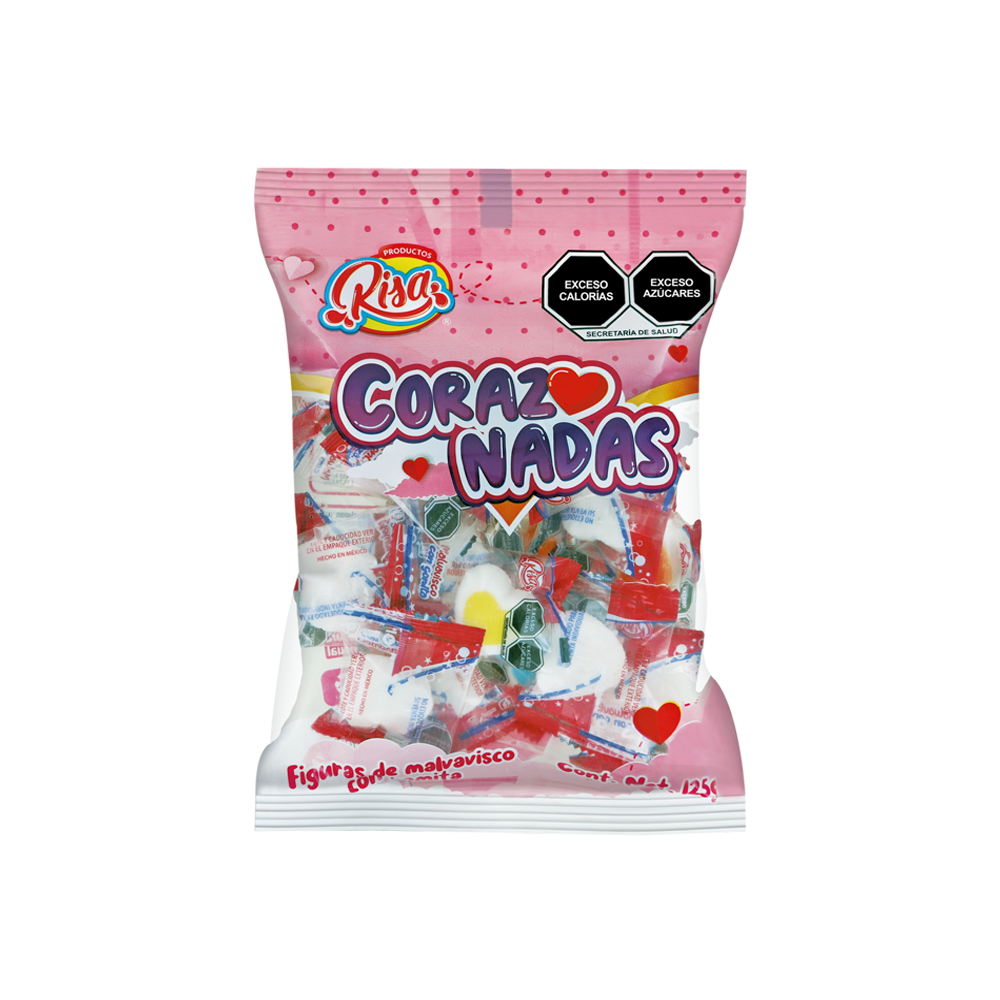 RISA CORAZONA BOLSA 24/125GRS