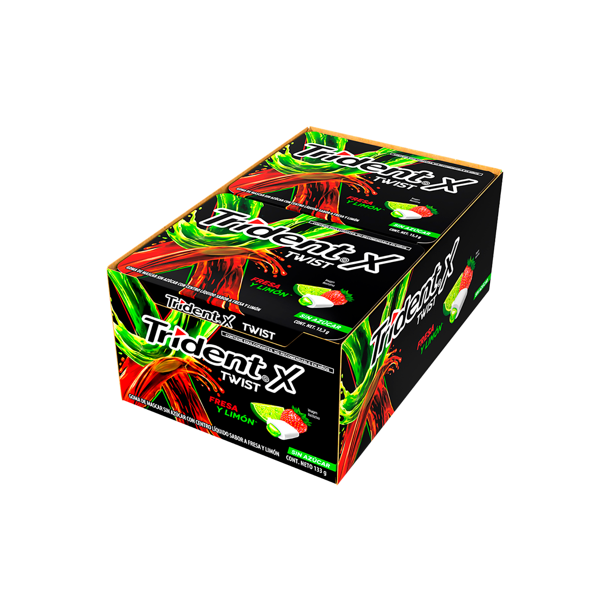 TRIDENT TWIST 7´S FRESA/LIMÓN 24/10