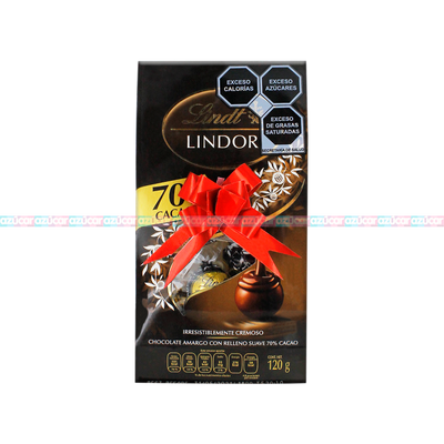 LINDOR 70% COCOA 12/120 G