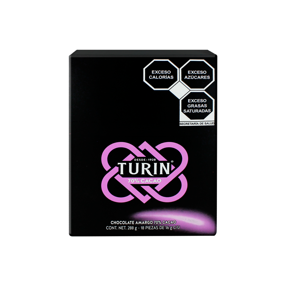 TABLETA TURIN 70% 5/18