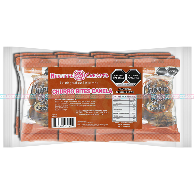 BUÑUELOS CANELA 60GRS 10/12 PZA