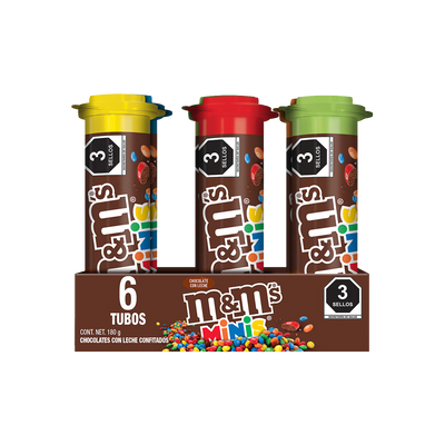 M&M MINI TUBOS 30G 24/6