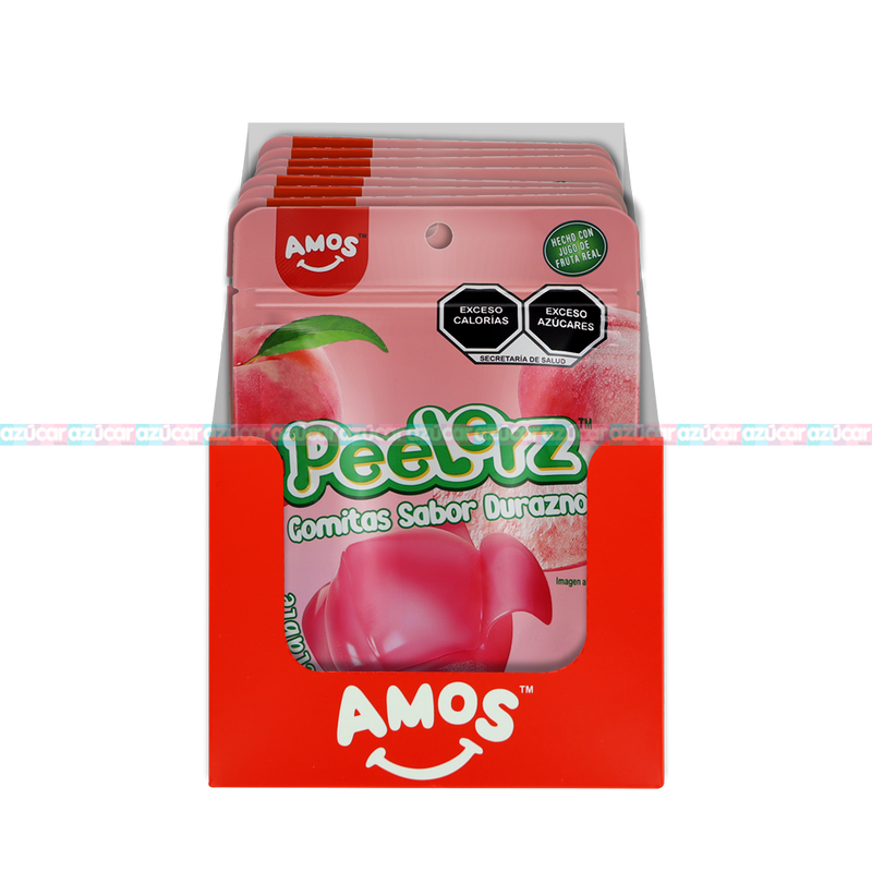 PEELERZ GOMITAS DURAZNO 6/8 PZA