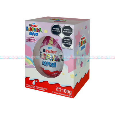 KINDER SORPRESA MAXI 12/100 GRS