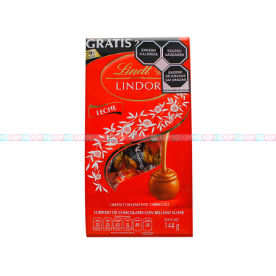 LINDOR BOLSA LECHE 12/120 G