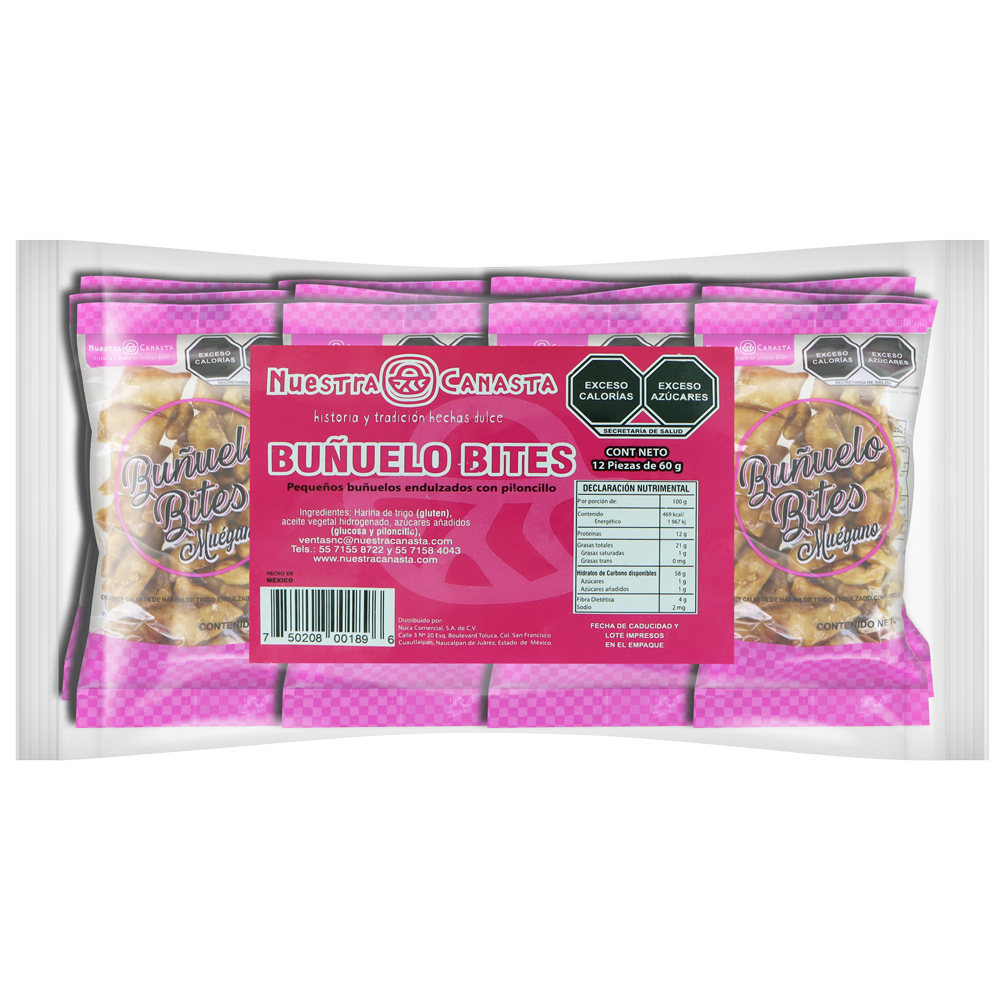 BUÑUELO BITES 60GRS 10/12PZA