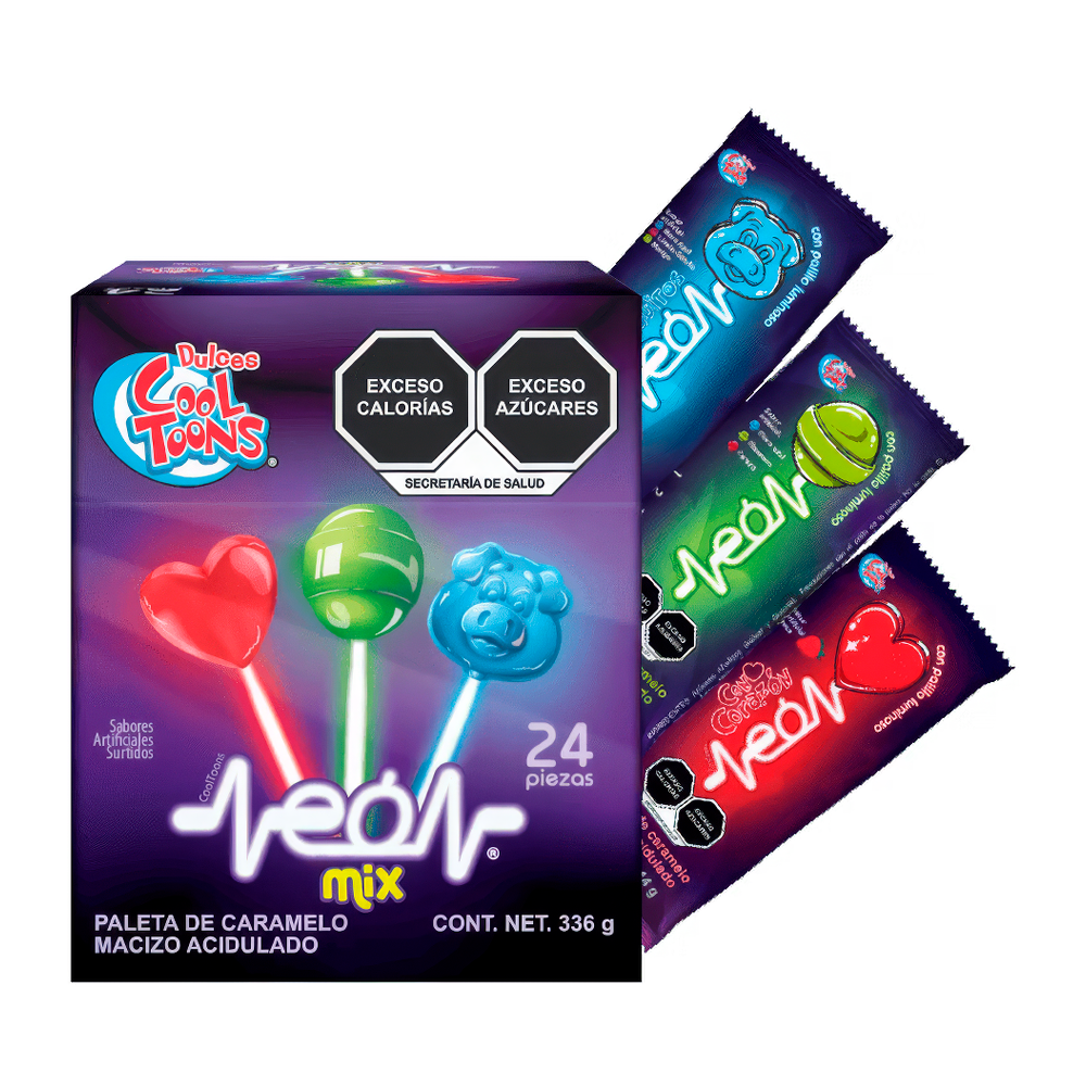 PAL. NEON MIX 24/24PZA