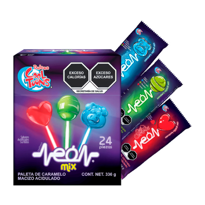 PAL. NEON MIX 24/24PZA