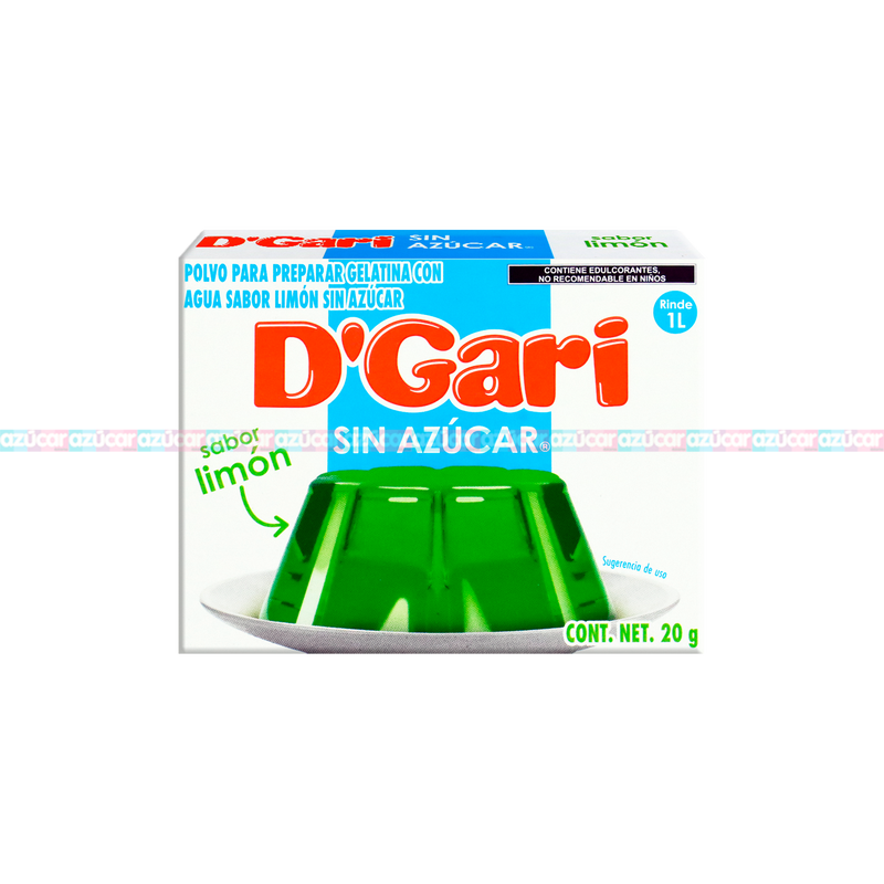 GARI SIN AZUCAR LIMON 24/20GR