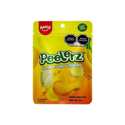 PEELERZ GOMITAS PLATANO 6/8 PZA