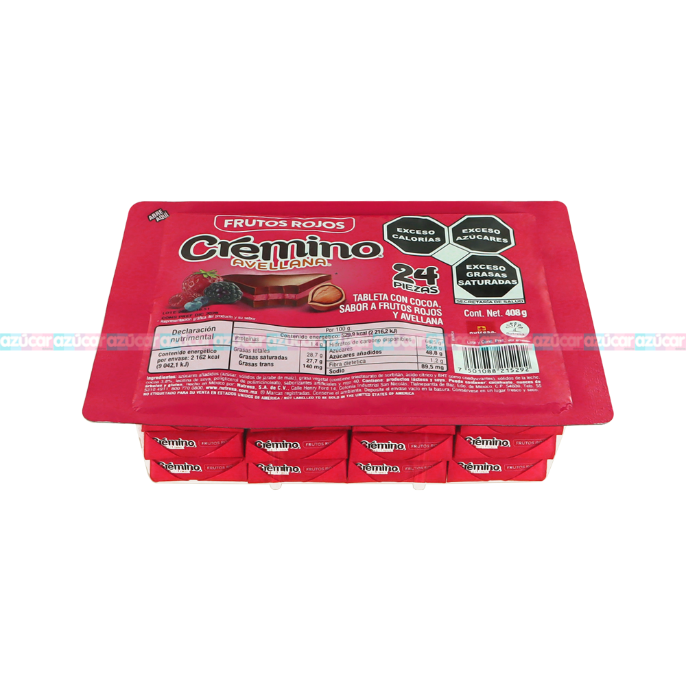 CREMINO FRUTOS ROJOS 16/24 PZA