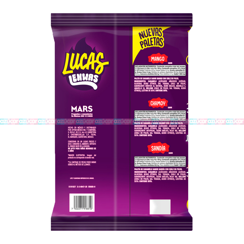 LUCAS LENWAS SURTIDA 14/60 PZA