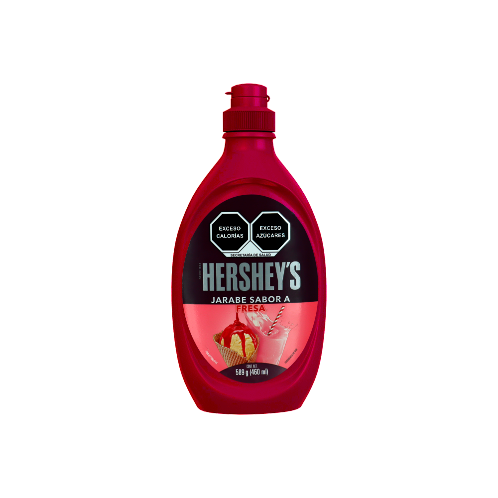HERSHEY JARABE FRESA  6/589 G