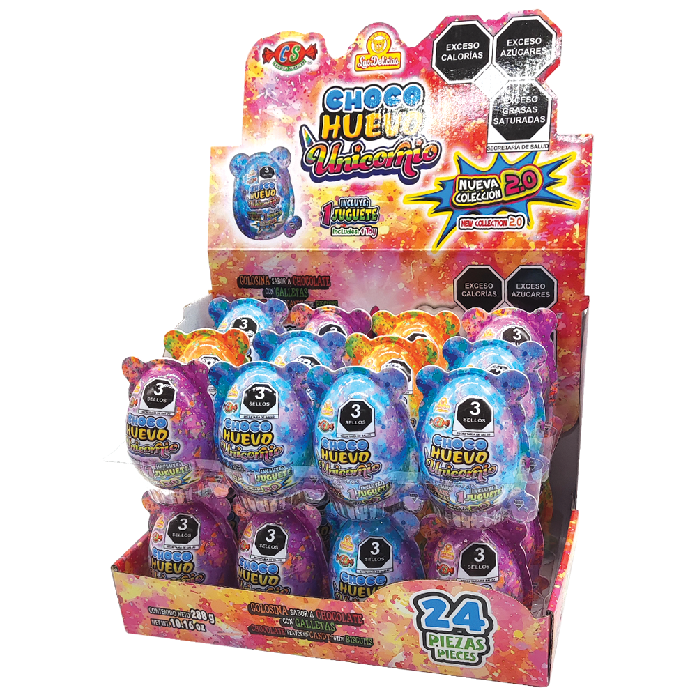 CHOCO HUEVO UNICORNIO 8/24