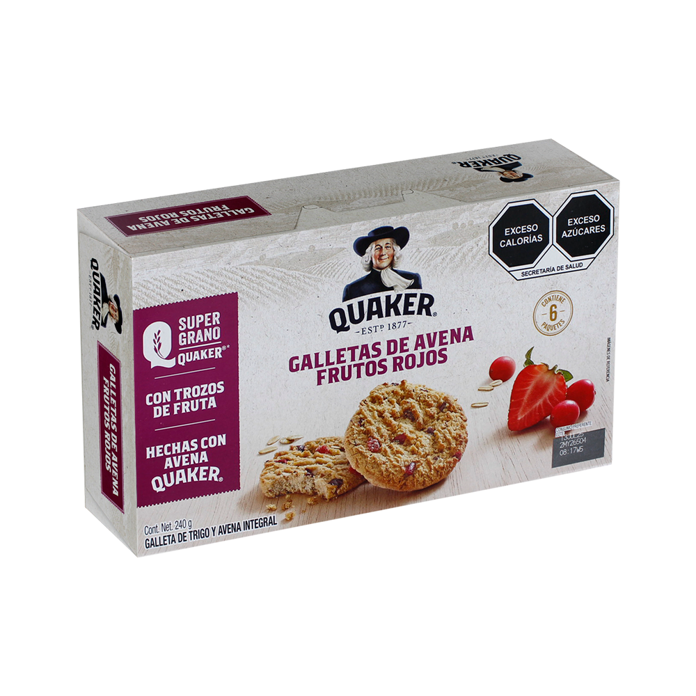 QUAKER FRUTOS ROJOS 12/240G