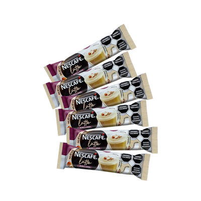 NESCAFE LATTE AVELLANA 6/6 20g