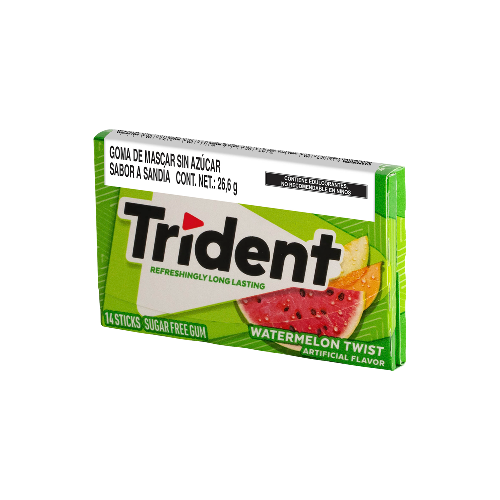 TRIDENT 14s WATERMELON 12/12PQT