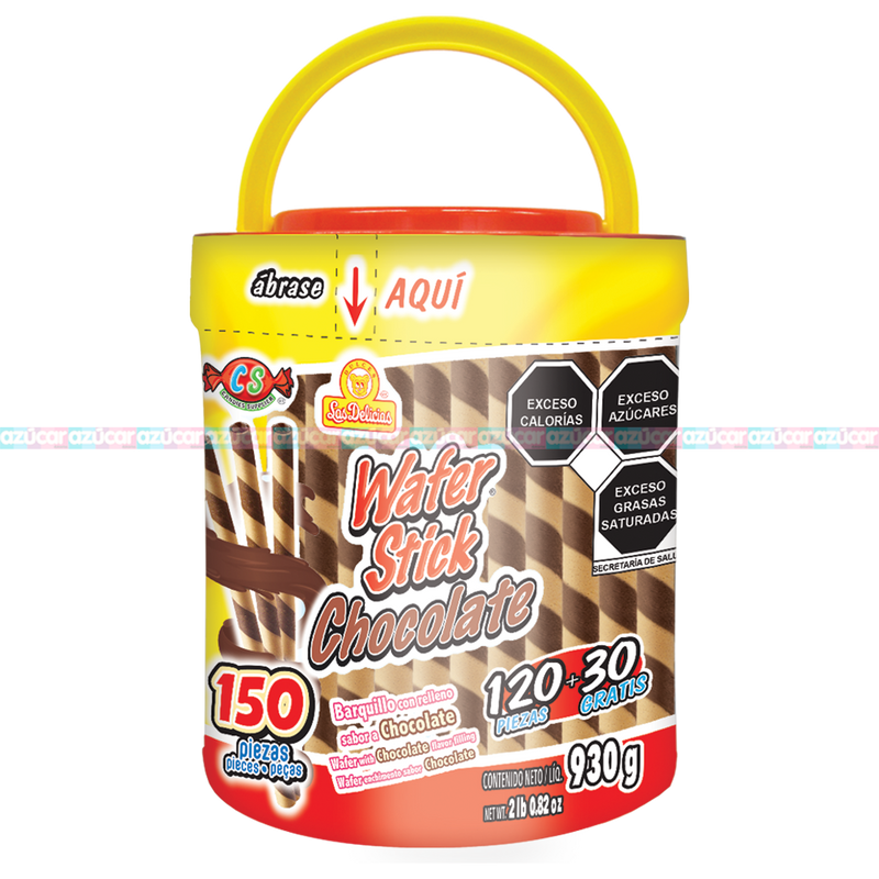 WAFER STICK CHOC 6/180