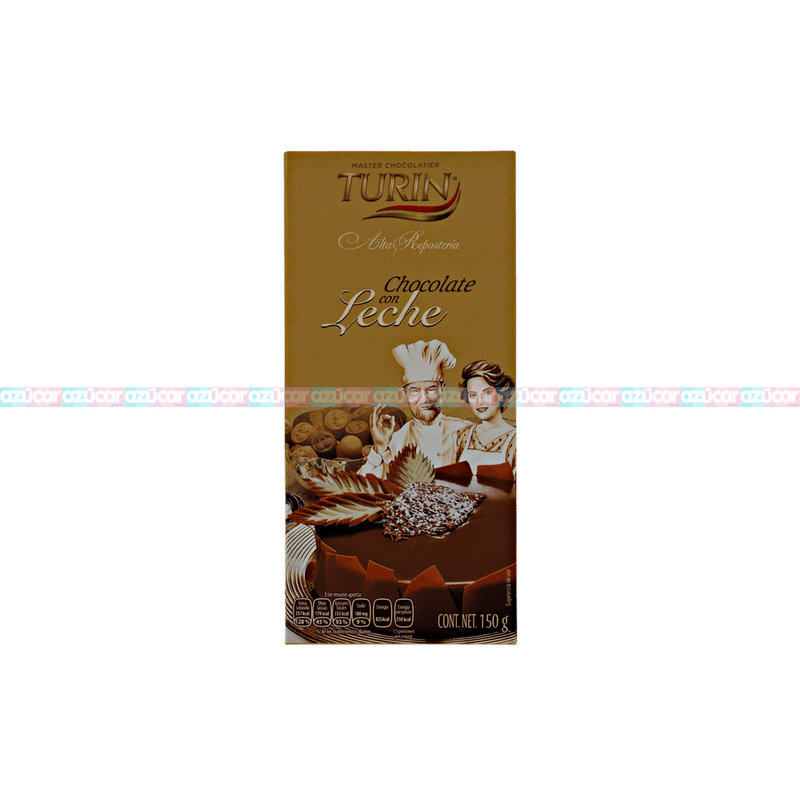 TURIN TABLILLA CHOCOLATE C/LECHE 12/150G_TURIN