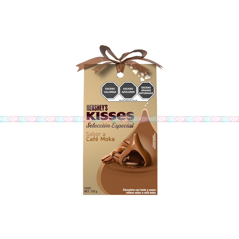 KISSES SEL ESP CAFE MOKA 6/120 GRS
